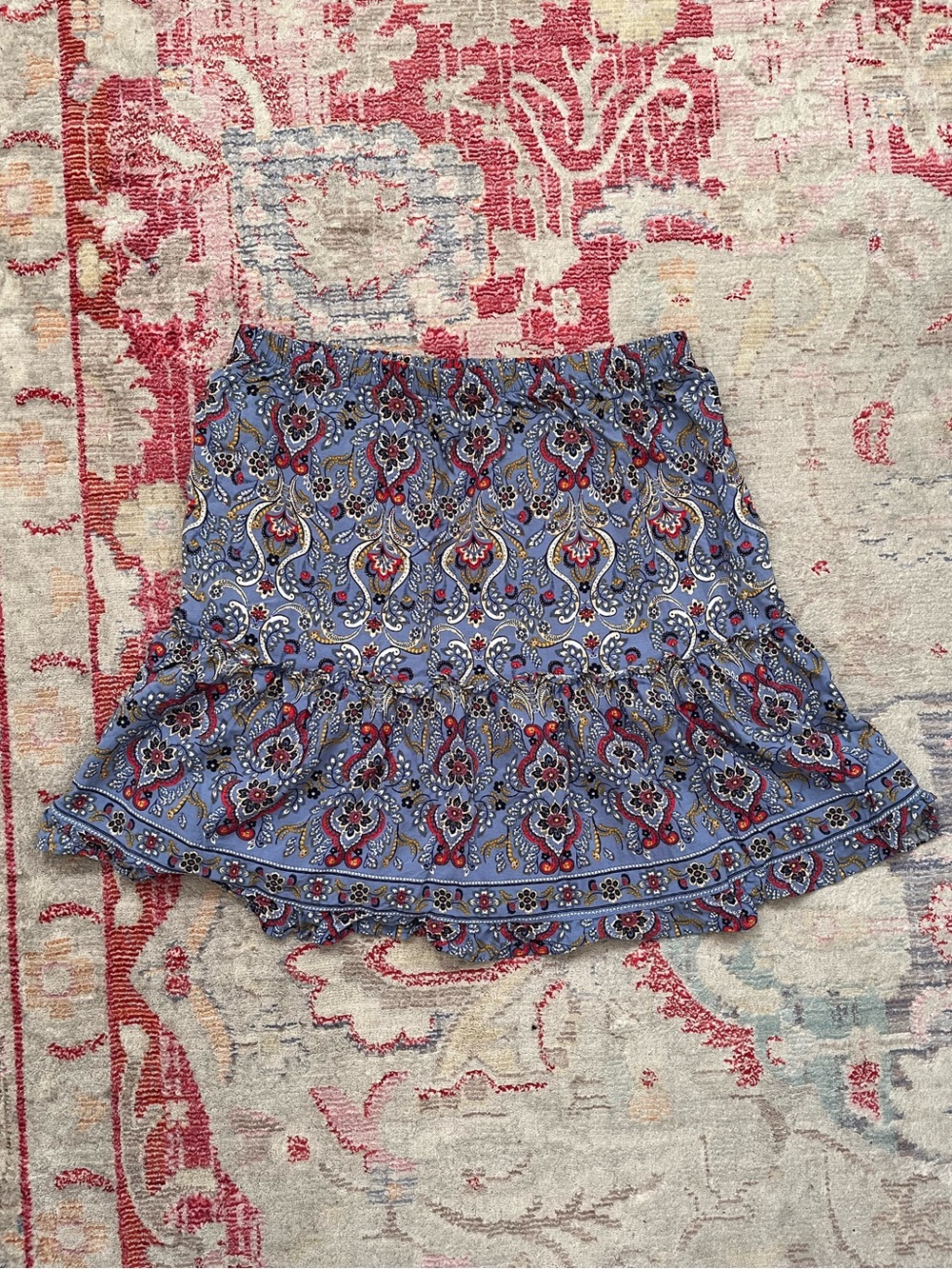 Max Studio bohemian mini skirt